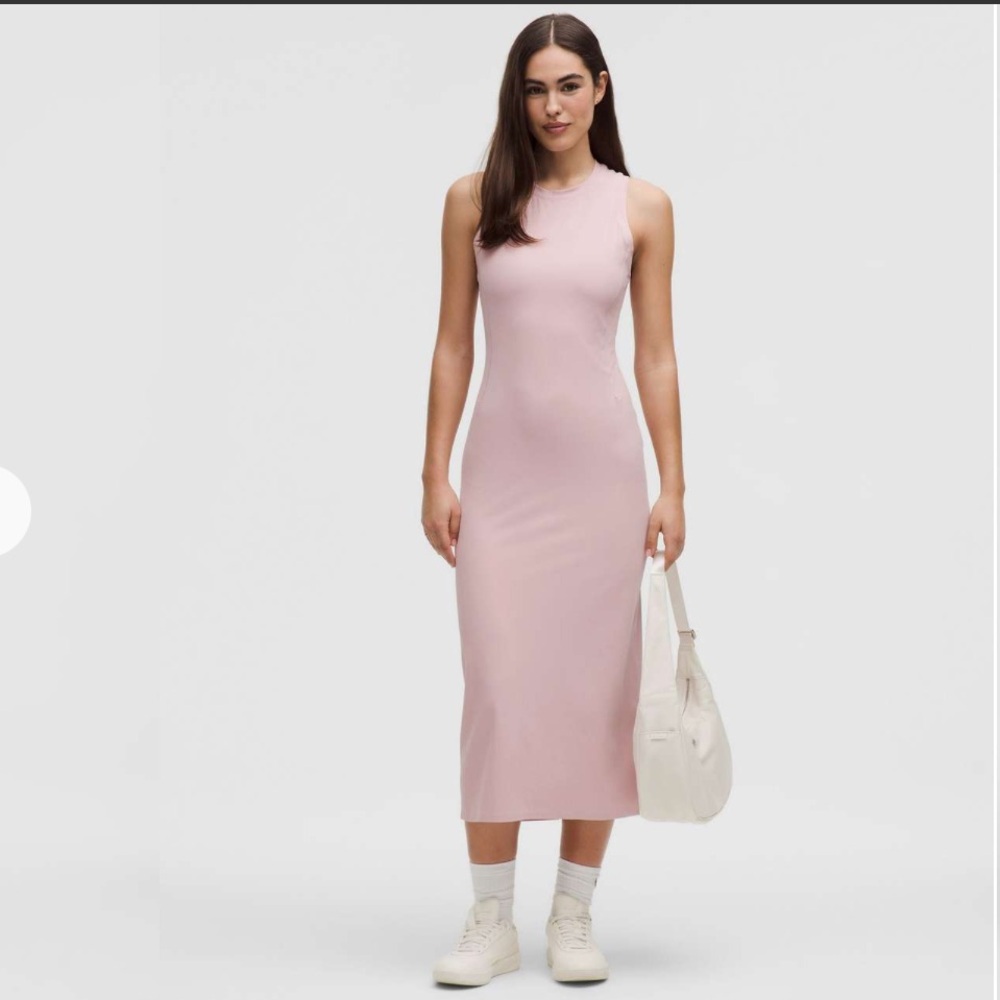 NWT Lululemon All Aligned Ribbed Midi Dress
Pink Haze